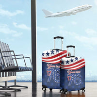 July 4th 1776 American Flag Vintage Personalized Luggage Cover USA Independence Day