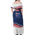 July 4th 1776 American Flag Vintage Personalized Off Shoulder Maxi Dress USA Independence Day