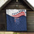 July 4th 1776 American Flag Vintage Personalized Quilt USA Independence Day