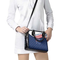 July 4th 1776 American Flag Vintage Personalized Shoulder Handbag USA Independence Day