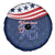 July 4th 1776 American Flag Vintage Personalized Spare Tire Cover USA Independence Day