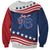 July 4th 1776 American Flag Vintage Personalized Sweatshirt USA Independence Day