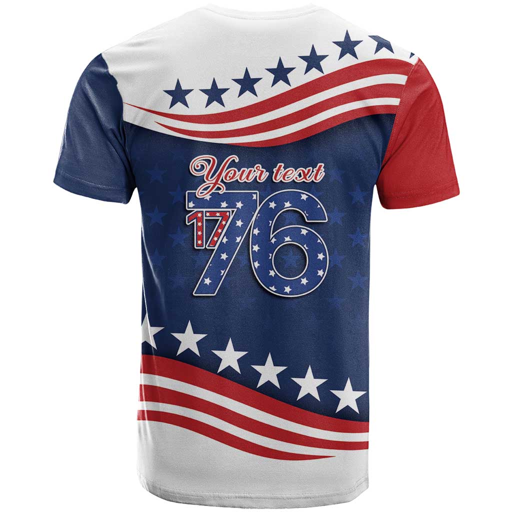 July 4th 1776 American Flag Vintage Personalized T Shirt USA Independence Day
