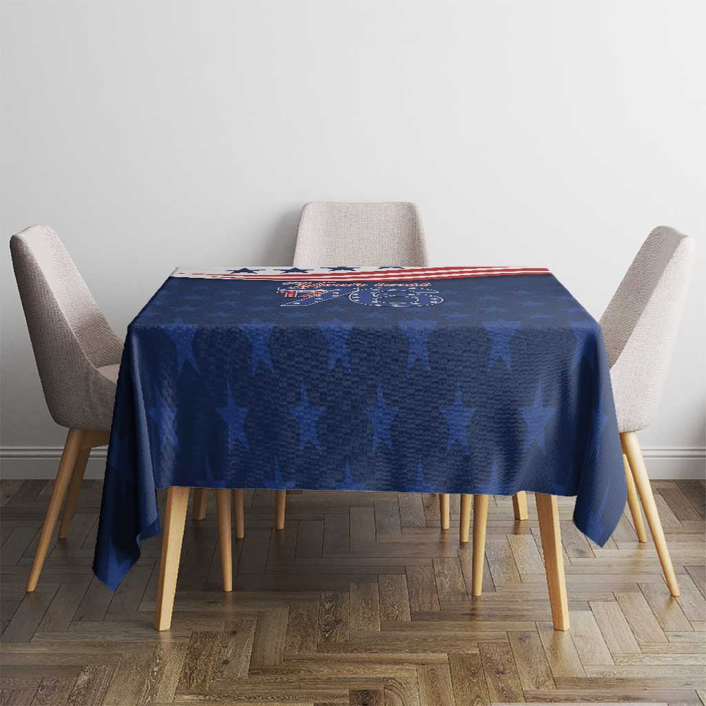 July 4th 1776 American Flag Vintage Personalized Tablecloth USA Independence Day