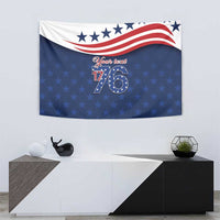 July 4th 1776 American Flag Vintage Personalized Tapestry USA Independence Day