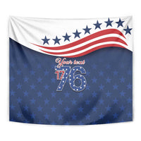 July 4th 1776 American Flag Vintage Personalized Tapestry USA Independence Day