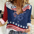 July 4th 1776 American Flag Vintage Personalized Women Casual Shirt USA Independence Day