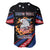 Personalized America History Began 4th of July Baseball Jersey Fire Bald Eagle US Flag