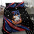 Personalized America History Began 4th of July Bedding Set Fire Bald Eagle US Flag