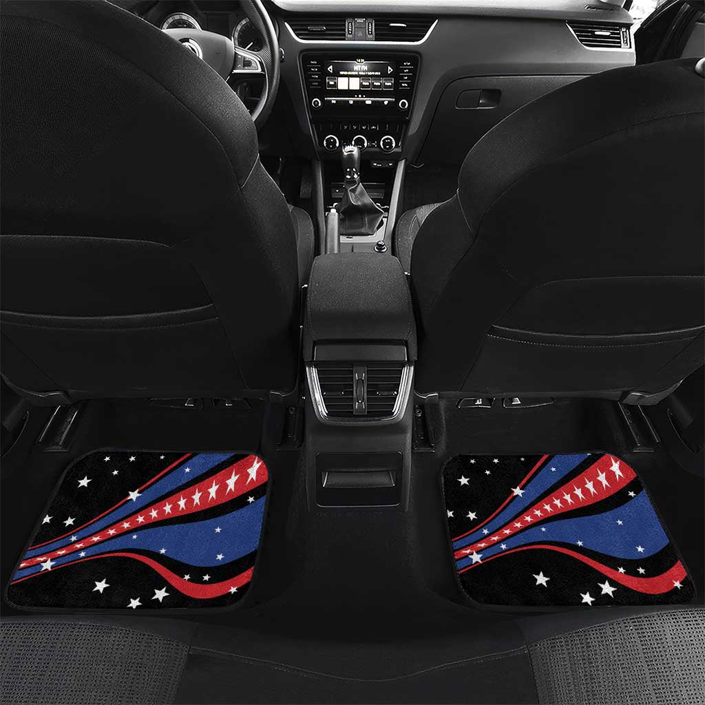 Personalized America History Began 4th of July Car Mats Fire Bald Eagle US Flag