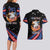 Personalized America History Began 4th of July Couples Matching Long Sleeve Bodycon Dress and Hawaiian Shirt Fire Bald Eagle US Flag
