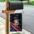 Personalized America History Began 4th of July Garden Flag Fire Bald Eagle US Flag