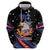 Personalized America History Began 4th of July Hoodie Fire Bald Eagle US Flag