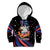 Personalized America History Began 4th of July Kid Hoodie Fire Bald Eagle US Flag