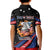 Personalized America History Began 4th of July Kid Polo Shirt Fire Bald Eagle US Flag