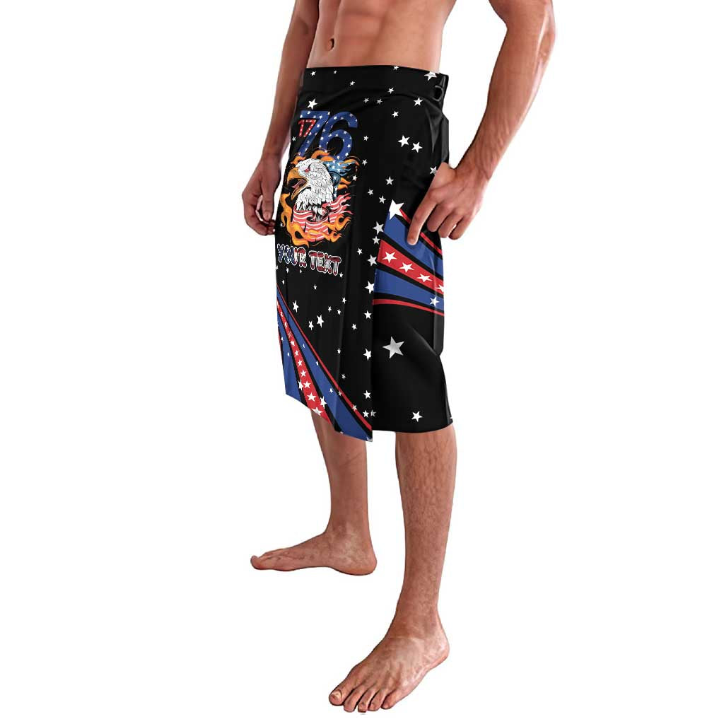 Personalized America History Began 4th of July Lavalava Fire Bald Eagle US Flag