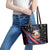 Personalized America History Began 4th of July Leather Tote Bag Fire Bald Eagle US Flag