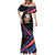 Personalized America History Began 4th of July Mermaid Dress Fire Bald Eagle US Flag