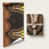 African Dashiki and Polynesian Pattern Wrapping Paper Gold - Wonder Print Shop