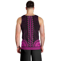 african-dashiki-men-tank-top-with-polynesian-pattern-pink