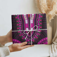 African Dashiki and Polynesian Pattern Wrapping Paper Pink - Wonder Print Shop
