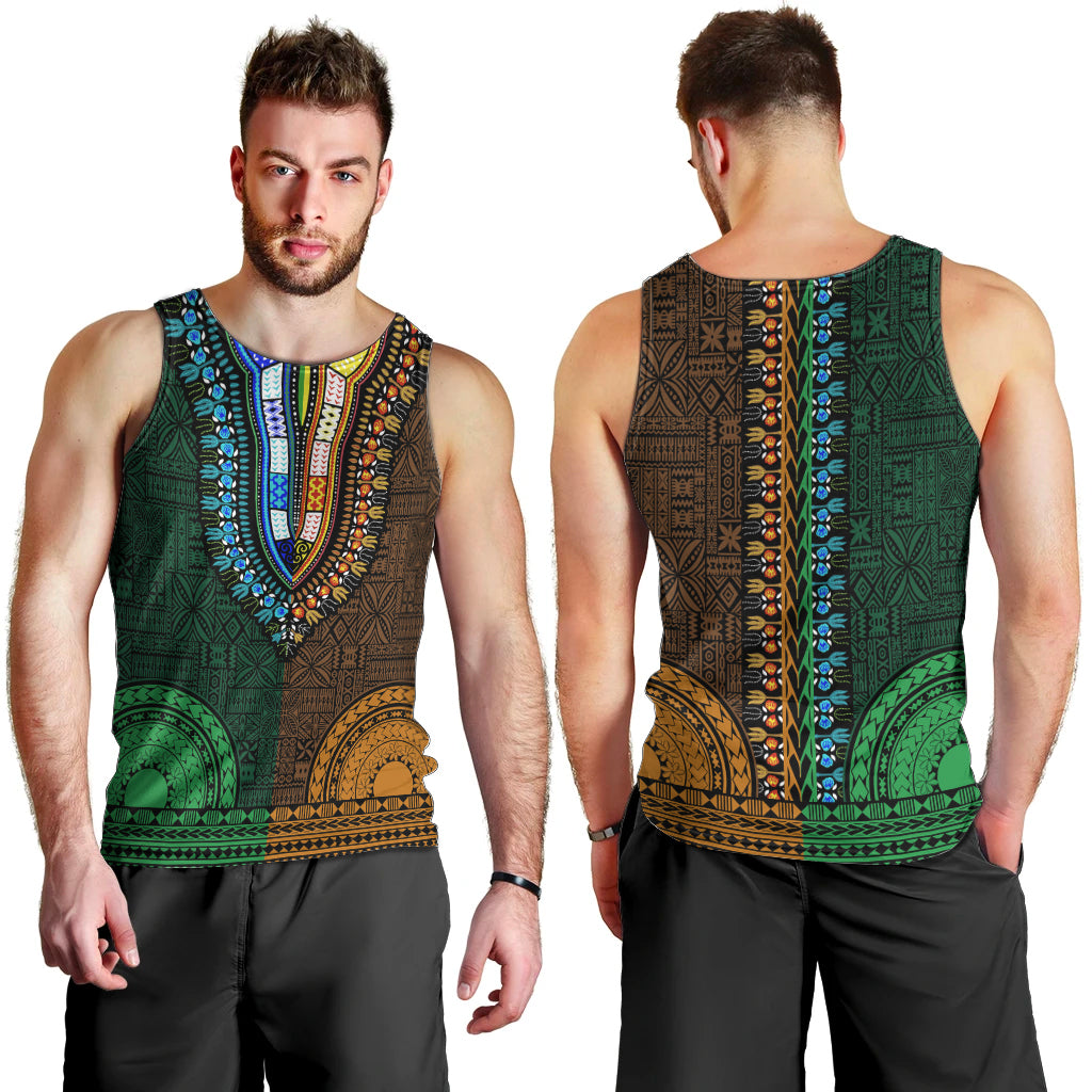 african-dashiki-men-tank-top-with-tapa-pattern-half-green-and-gold
