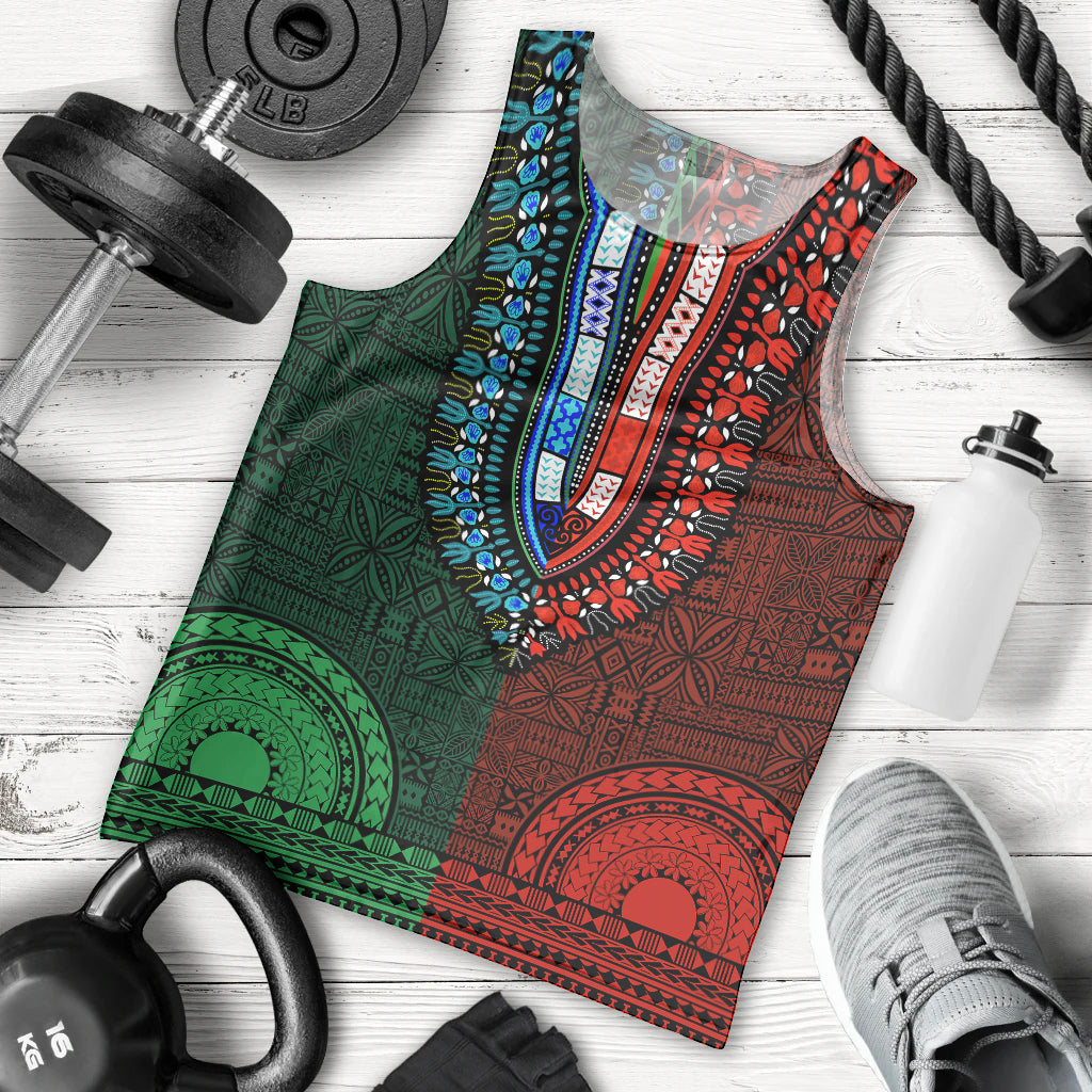 african-dashiki-men-tank-top-with-tapa-pattern-half-green-and-red