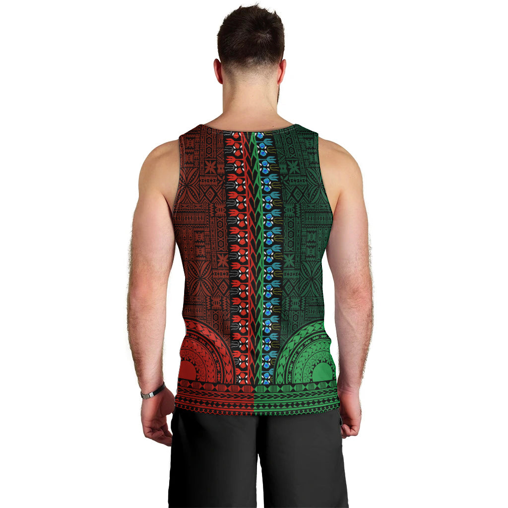 african-dashiki-men-tank-top-with-tapa-pattern-half-green-and-red