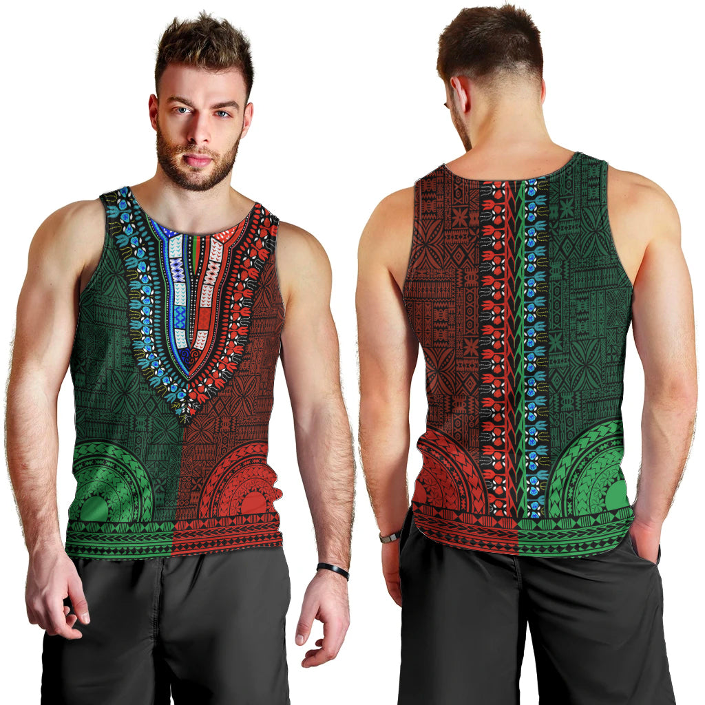 african-dashiki-men-tank-top-with-tapa-pattern-half-green-and-red