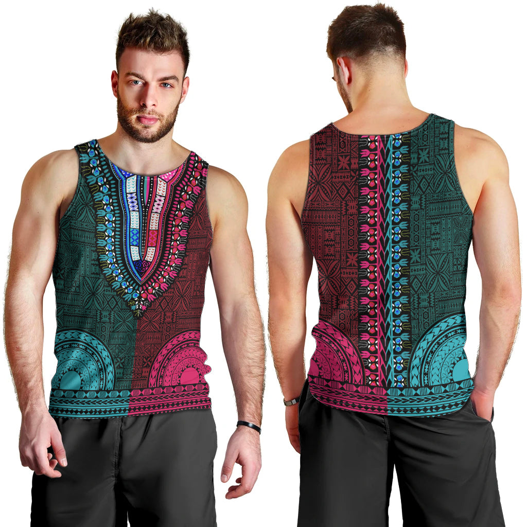 african-dashiki-men-tank-top-with-tapa-pattern-half-teal-and-pink