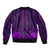 African Dashiki Bomber Jacket With Tapa Pattern - Purple LT9 - Wonder Print Shop