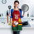 Zimbabwe Cricket Custom Apron The Chevrons Cricket Ball Fire - Wonder Print Shop