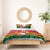 Zimbabwe Cricket Custom Bedding Set The Chevrons Cricket Ball Fire - Wonder Print Shop