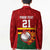 Zimbabwe Cricket Custom Blazer The Chevrons Cricket Ball Fire - Wonder Print Shop