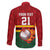 Zimbabwe Cricket Custom Family Matching Long Sleeve Bodycon Dress and Hawaiian Shirt The Chevrons Cricket Ball Fire - Wonder Print Shop