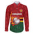 Zimbabwe Cricket Custom Family Matching Short Sleeve Bodycon Dress and Hawaiian Shirt The Chevrons Cricket Ball Fire - Wonder Print Shop