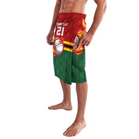 Zimbabwe Cricket Custom Lavalava The Chevrons Cricket Ball Fire - Wonder Print Shop