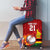 Zimbabwe Cricket Custom Luggage Cover The Chevrons Cricket Ball Fire - Wonder Print Shop