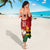 Zimbabwe Cricket Custom Sarong The Chevrons Cricket Ball Fire - Wonder Print Shop