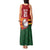 Zimbabwe Cricket Custom Tank Maxi Dress The Chevrons Cricket Ball Fire - Wonder Print Shop