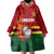 Zimbabwe Cricket Custom Wearable Blanket Hoodie The Chevrons Cricket Ball Fire - Wonder Print Shop