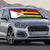 Zimbabwe Cricket Custom Auto Sun Shade Zimbabwean Pattern Flag Motif - Wonder Print Shop