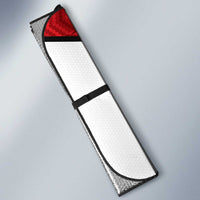 Zimbabwe Cricket Custom Auto Sun Shade Zimbabwean Pattern Flag Motif - Wonder Print Shop