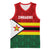 Zimbabwe Cricket Custom Basketball Jersey Zimbabwean Pattern Flag Motif - Wonder Print Shop