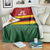 Zimbabwe Cricket Custom Blanket Zimbabwean Pattern Flag Motif - Wonder Print Shop