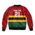 Zimbabwe Cricket Custom Bomber Jacket Zimbabwean Pattern Flag Motif - Wonder Print Shop