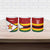 Zimbabwe Cricket Custom Ceramic Mug Zimbabwean Pattern Flag Motif - Wonder Print Shop