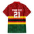 Zimbabwe Cricket Custom Family Matching Mermaid Dress and Hawaiian Shirt Zimbabwean Pattern Flag Motif - Wonder Print Shop