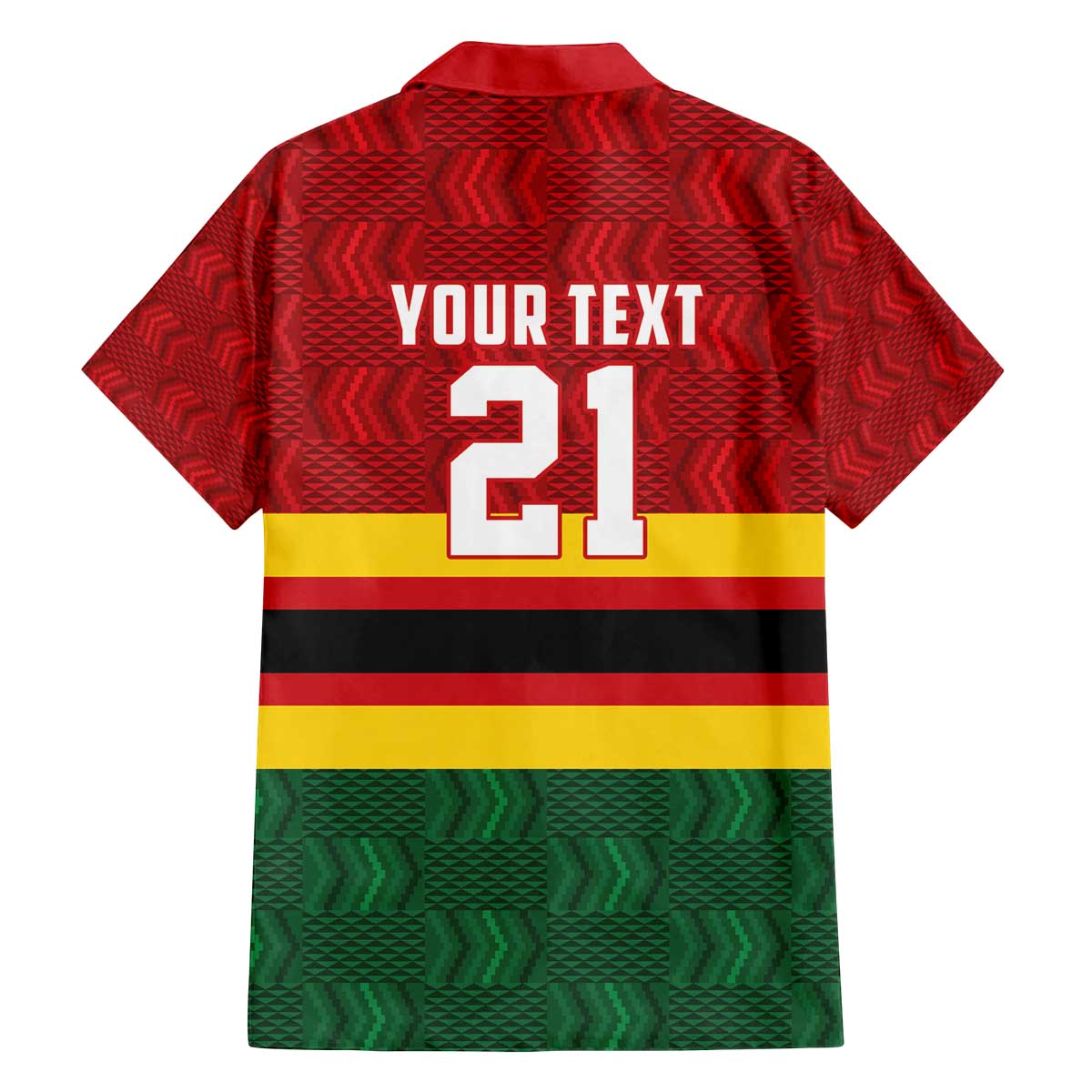 Zimbabwe Cricket Custom Family Matching Off The Shoulder Long Sleeve Dress and Hawaiian Shirt Zimbabwean Pattern Flag Motif - Wonder Print Shop