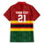 Zimbabwe Cricket Custom Family Matching Off Shoulder Maxi Dress and Hawaiian Shirt Zimbabwean Pattern Flag Motif - Wonder Print Shop